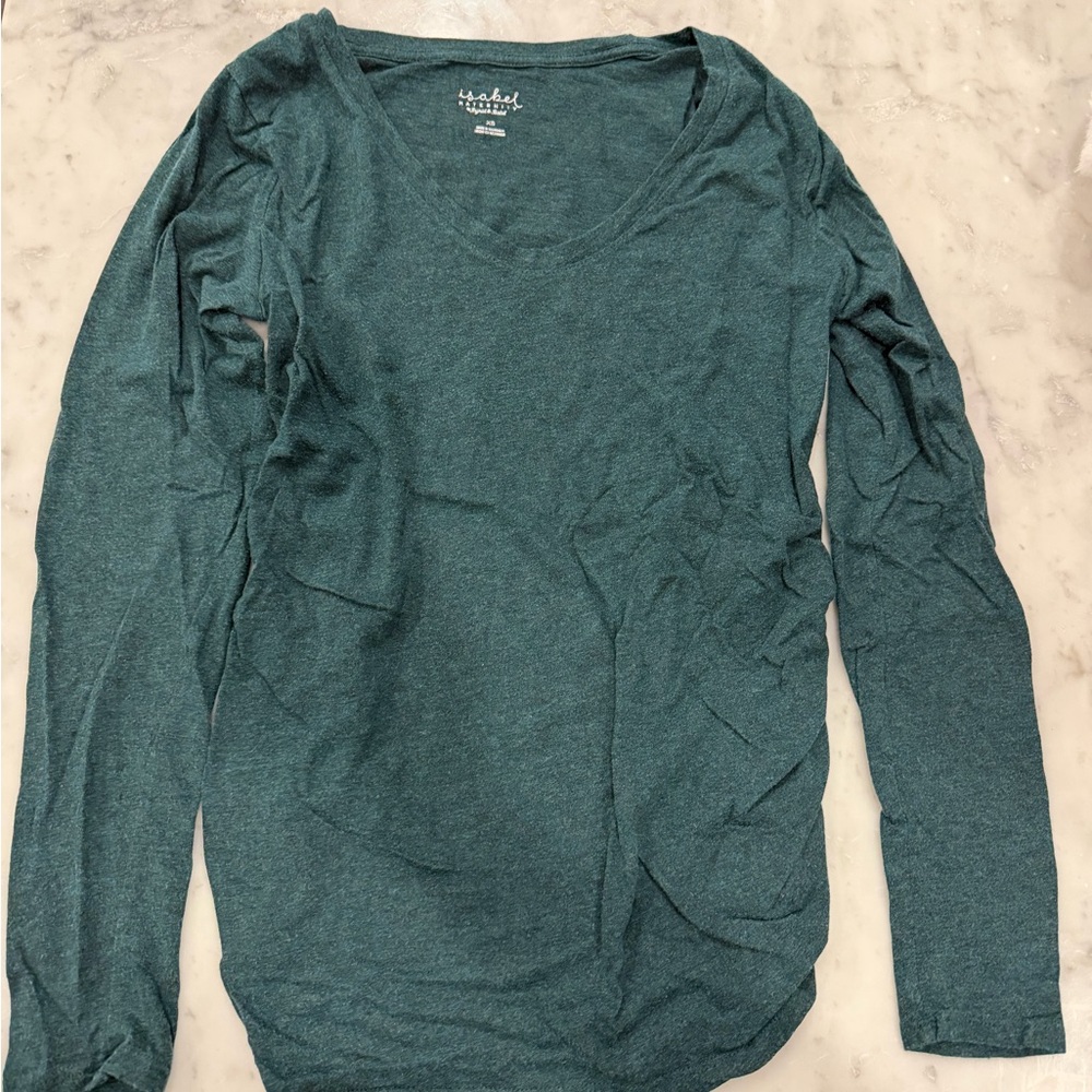 Women's Green Long Sleeve Top